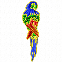 Parrots Embroidery Design 1 Parrots Embroidery Design 1